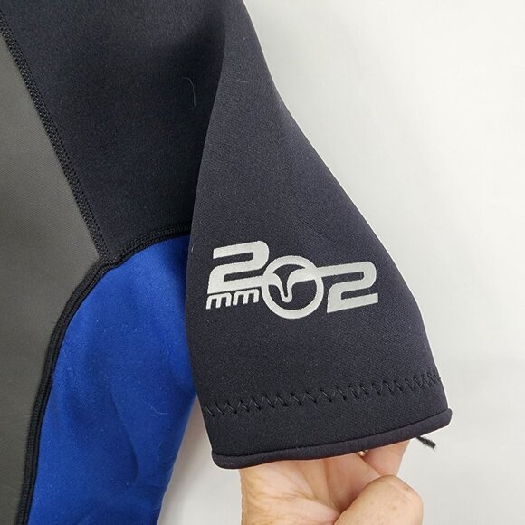 Body Glove Velocity Womens 9/10 Shorty Wetsuit 2mm Neoprene Black Blue - Picture 6 of 11